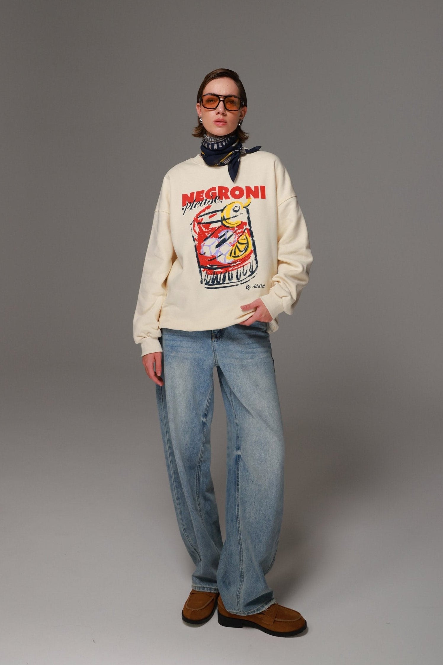 סוויטשירט מריאן שמנת