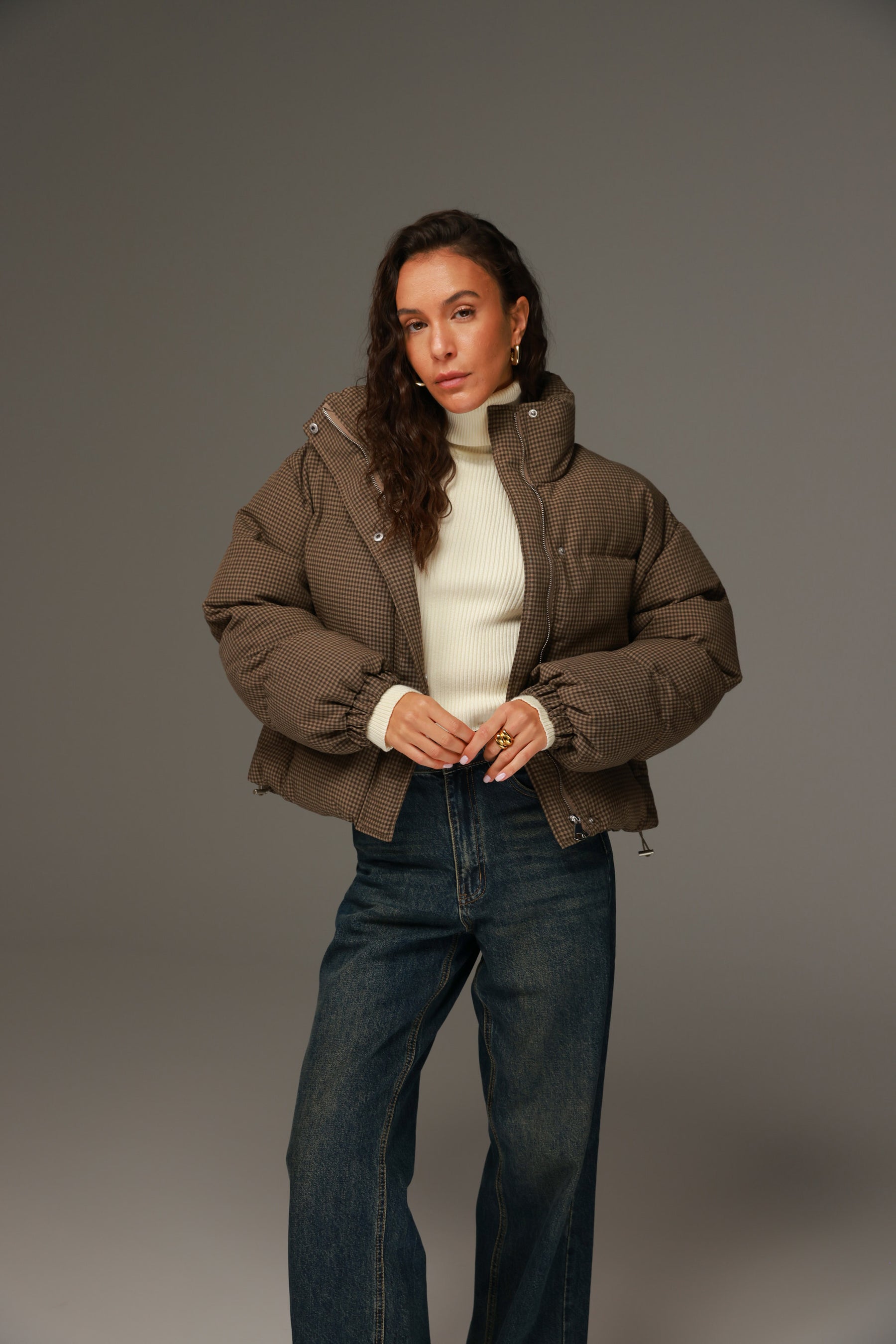 מעיל אנטוניו משבצות