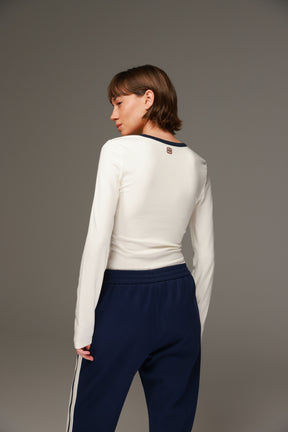 חולצת מלורי שמנת