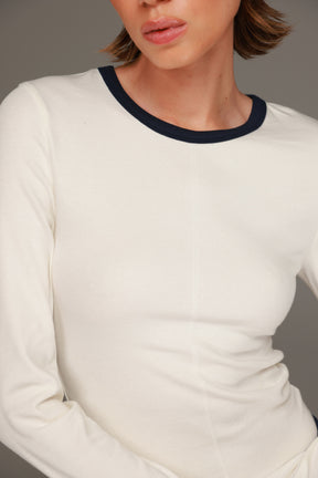 חולצת מלורי שמנת