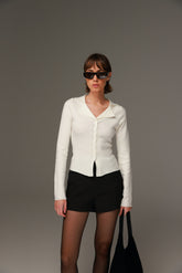 חולצת גבי שמנת