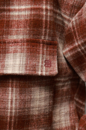 ג'קט ריינה משבצות חמרה