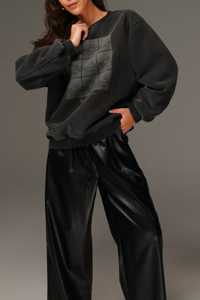 סוויטשירט היילי שחור