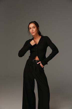 חולצת גבי שחורה