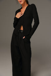 חולצת גבי שחורה