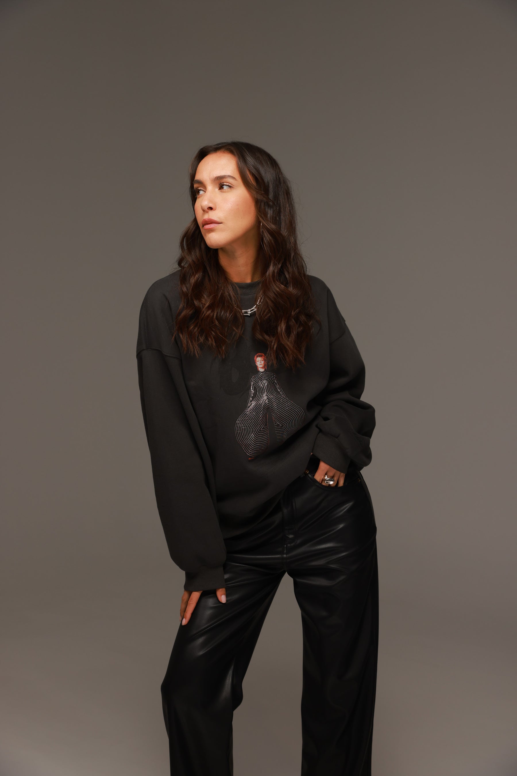 סוויטשירט ריילי אפור