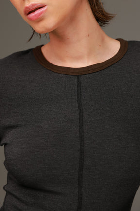 חולצת מלורי אפור כהה