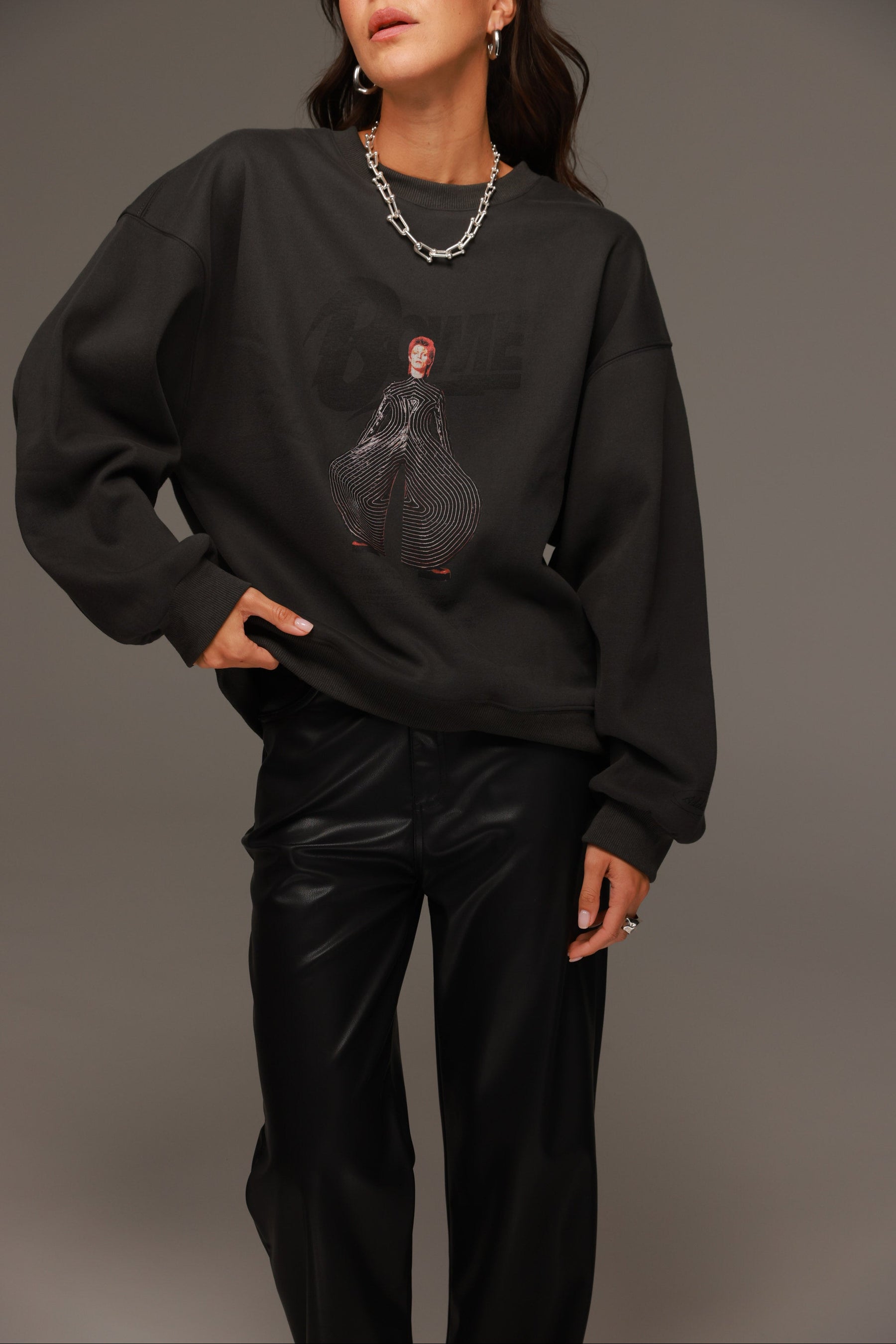 סוויטשירט ריילי אפור