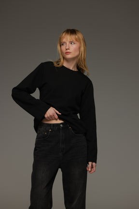 חולצת ג'יין שחורה