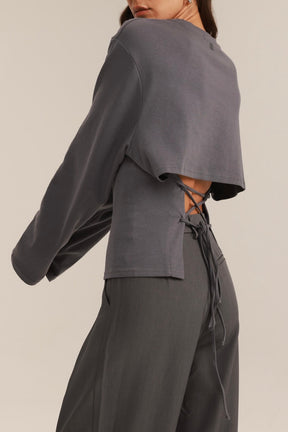 חולצת אולה אפורה