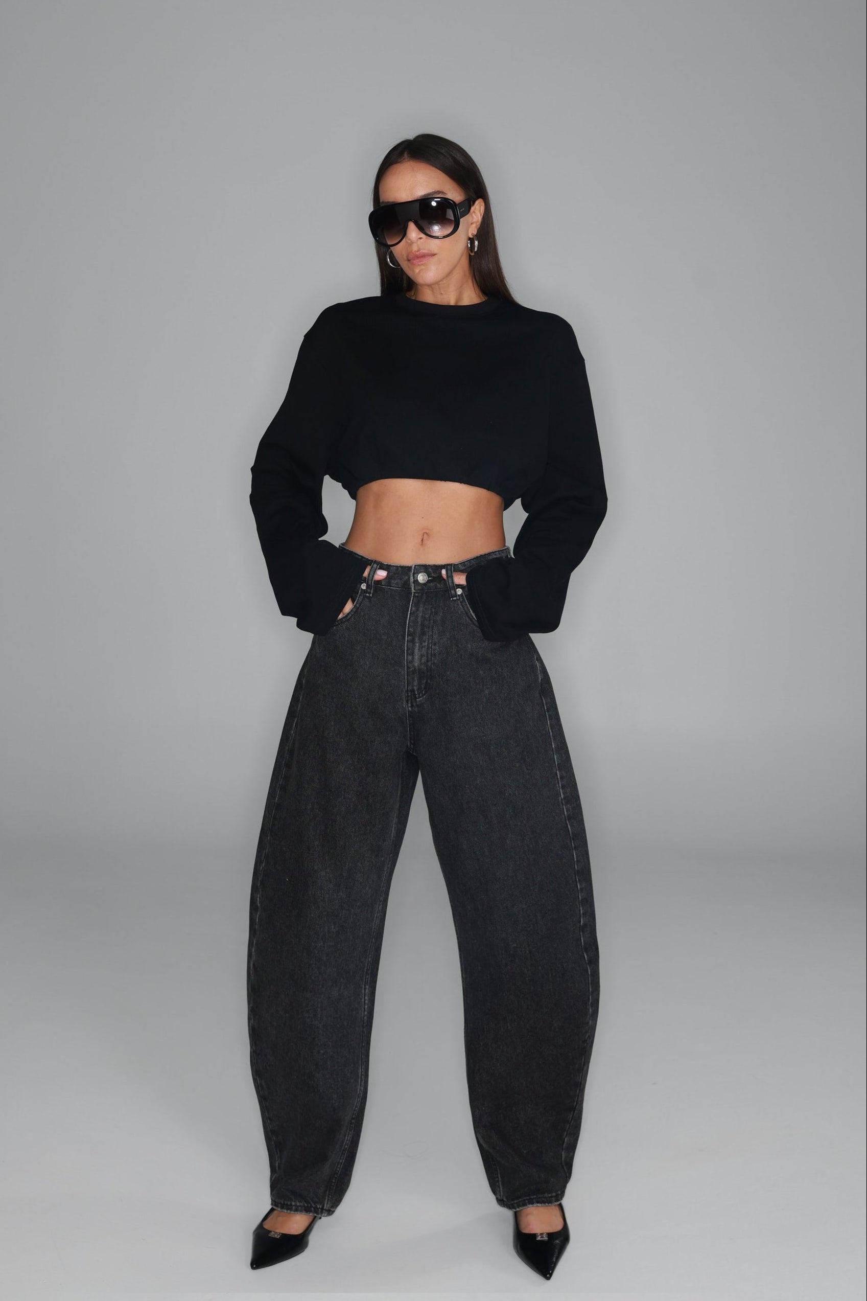 ג'ינס קייטלין שחור