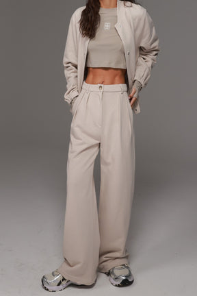 מכנסי מיקאלה פרנץ טרי בז׳