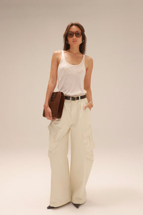 מכנסי דגמ"ח ניקו שמנת