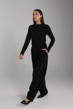 מכנסי אייבי שחורים