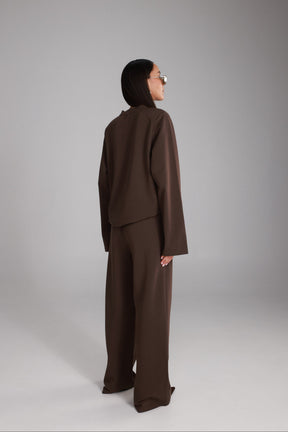 חליפת דייזי חום כהה