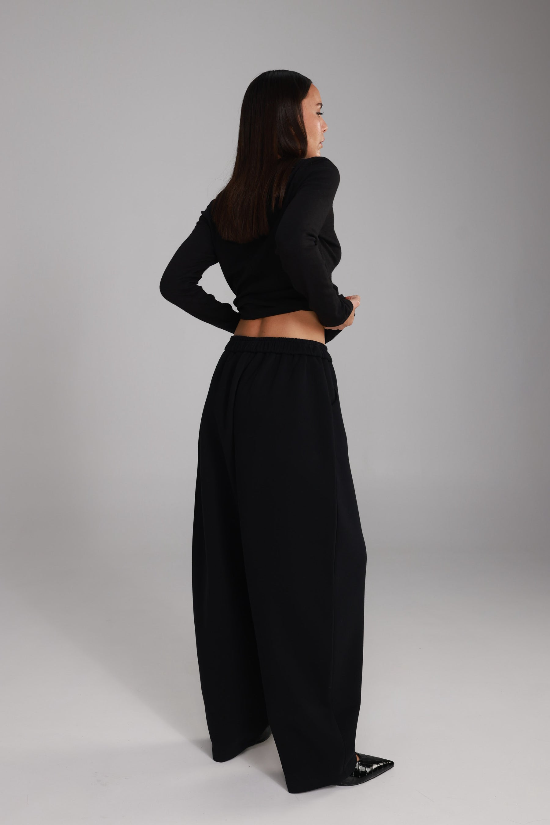 מכנסי אייבי שחורים