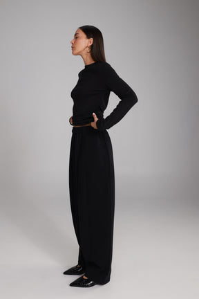 מכנסי אייבי שחורים