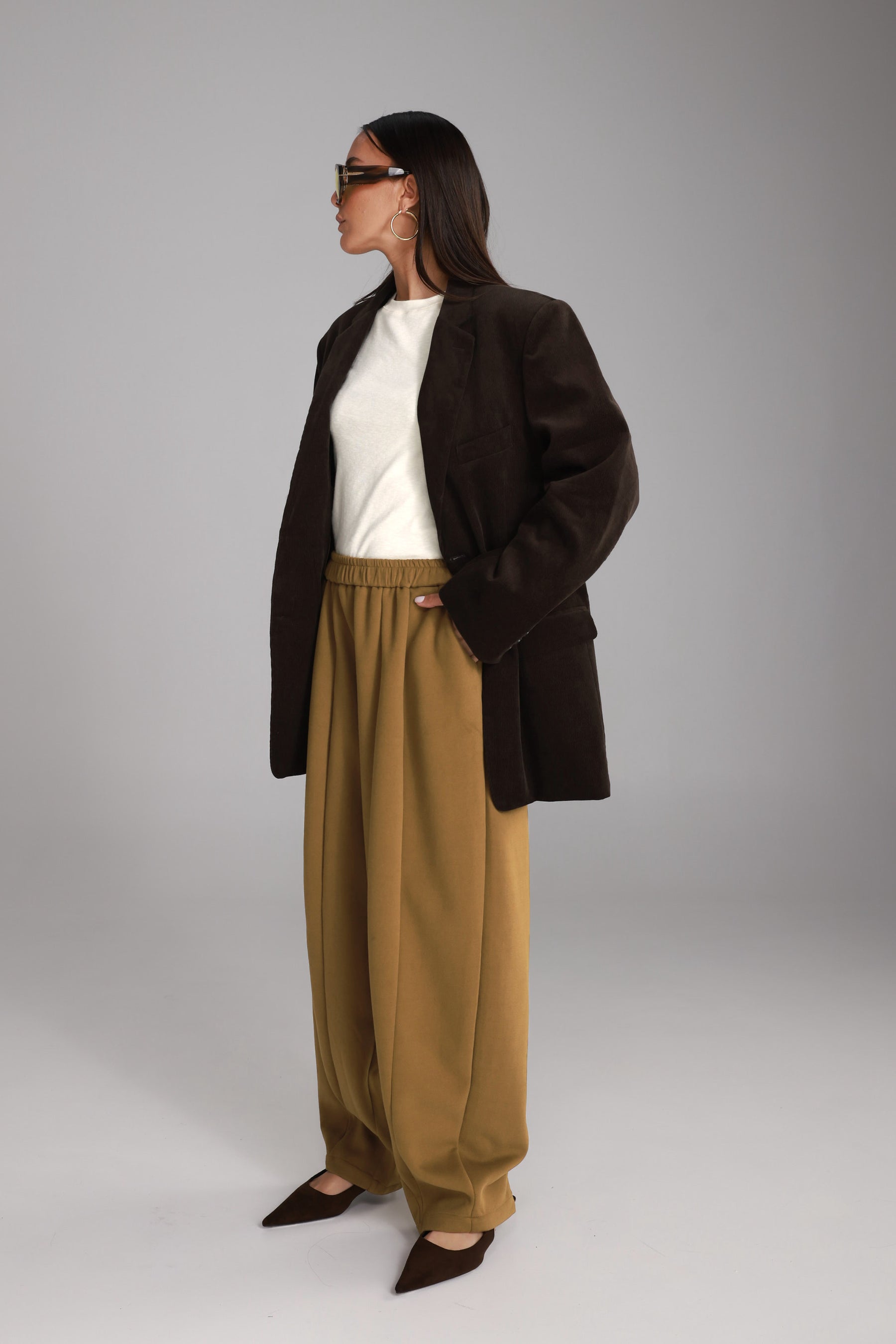 מכנסי אייבי חום בהיר