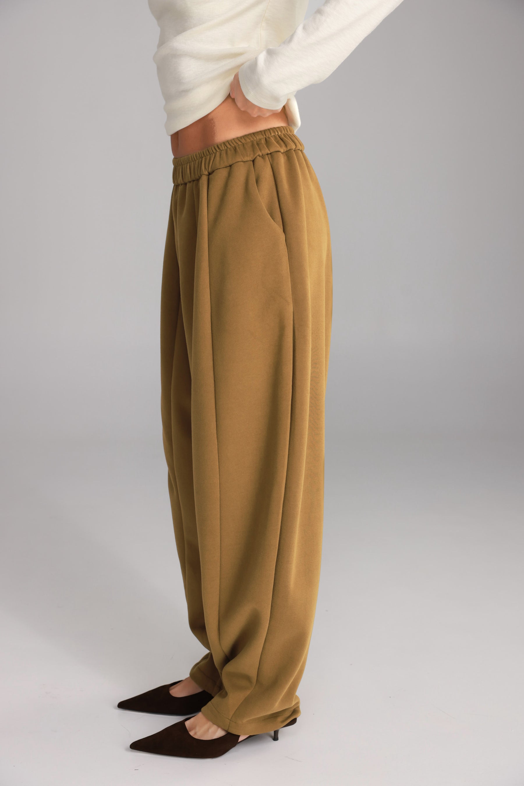 מכנסי אייבי חום בהיר