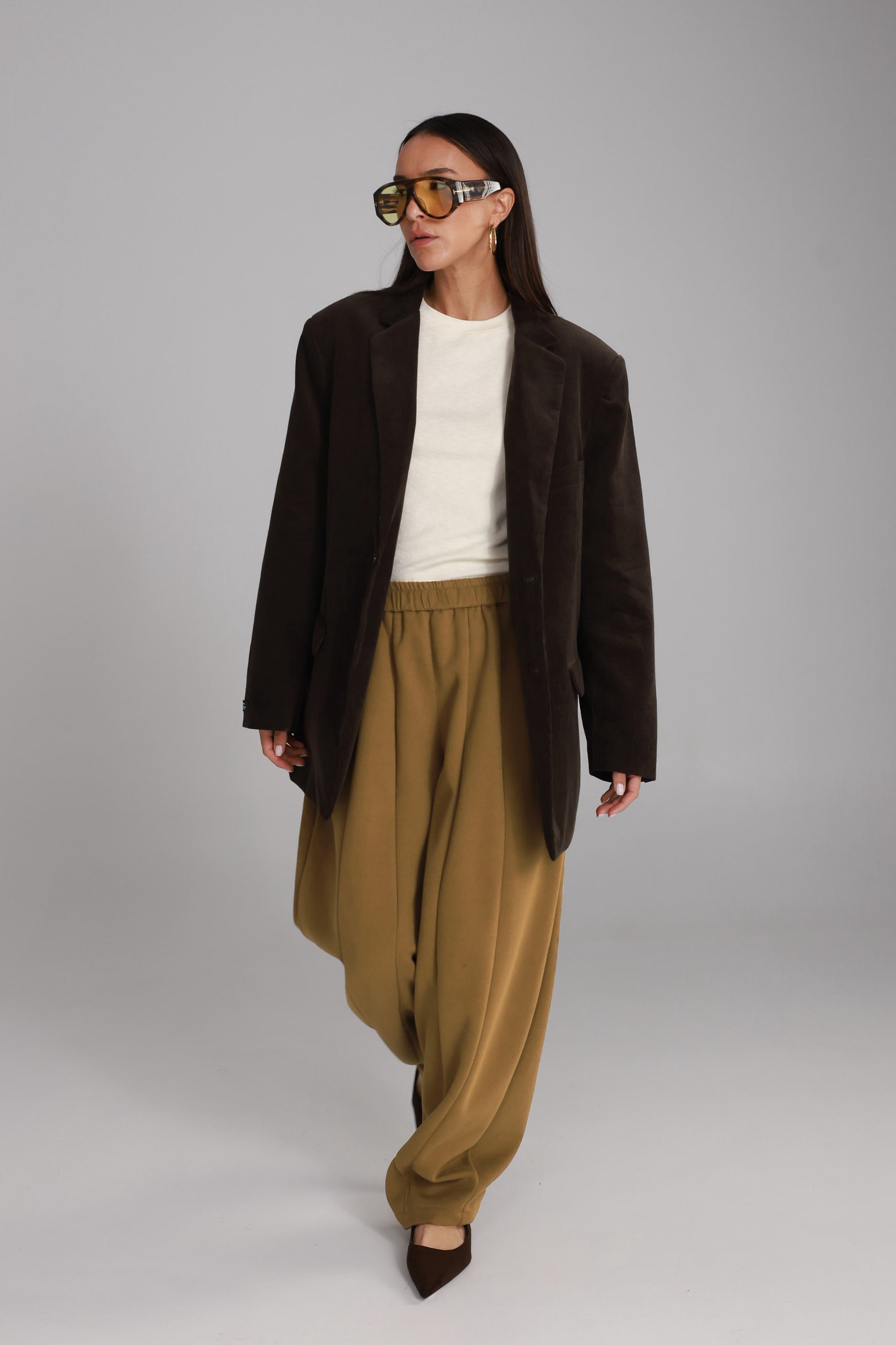 מכנסי אייבי חום בהיר