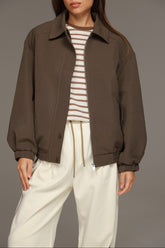 ג'קט בומבר ג'רמי חאקי כהה