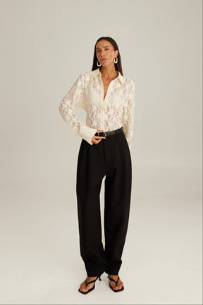 מכנסי סיגנה שחורים