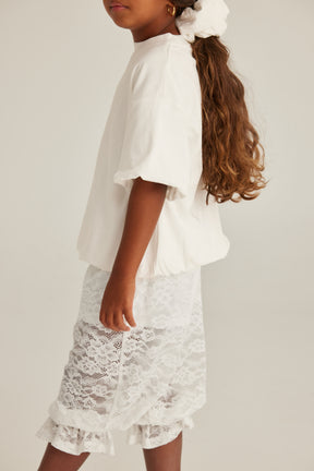 חולצת מריאלה לבנה