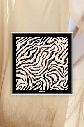 Hera Scarf Black Zebra
