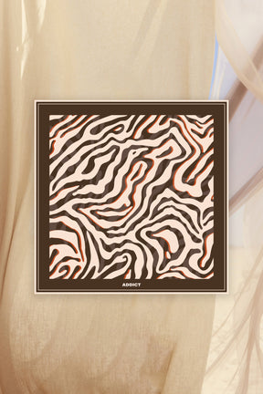 Hera Scarf Brown Zebra